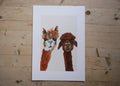 Alpacas Art Print