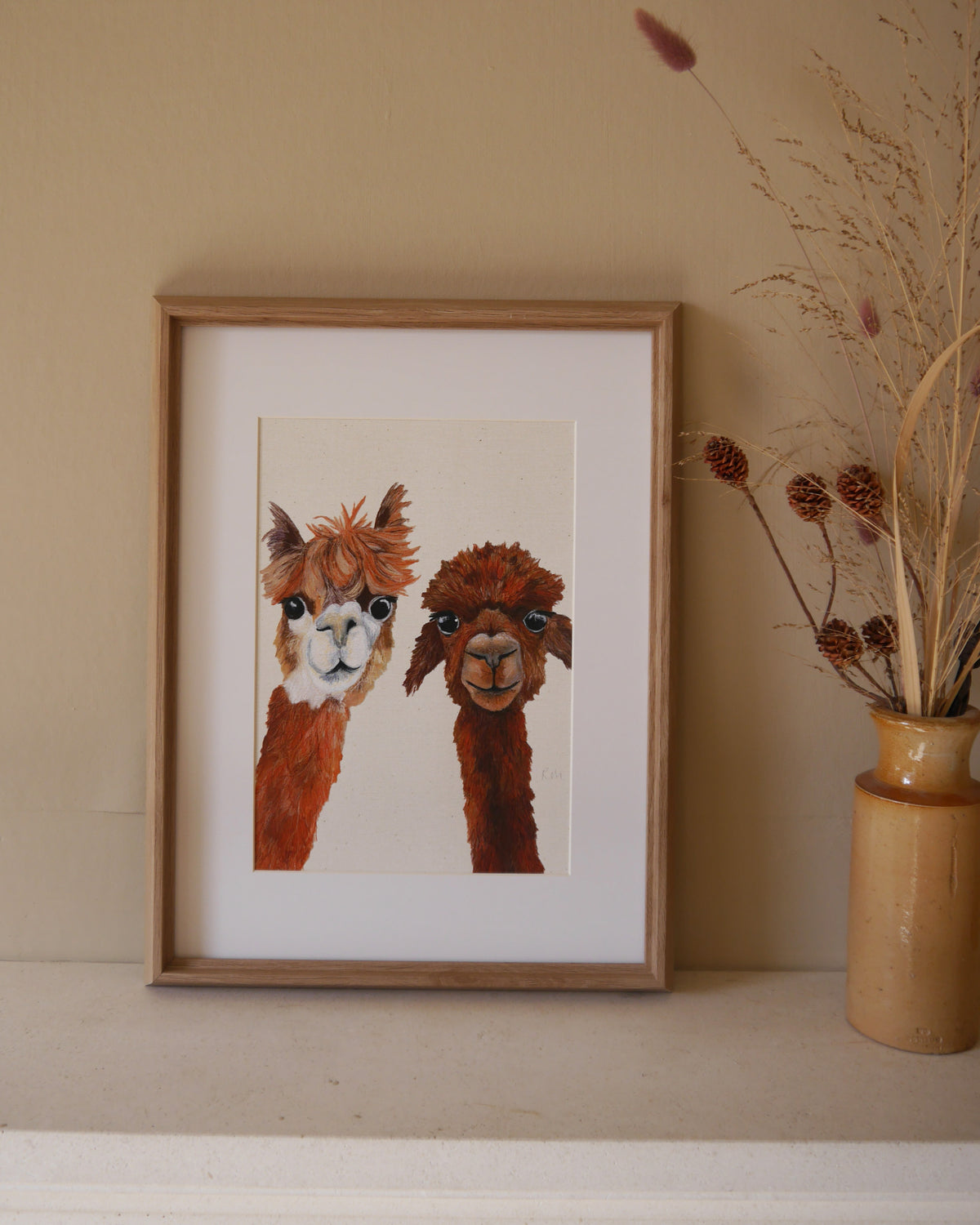 Alpacas Art Print