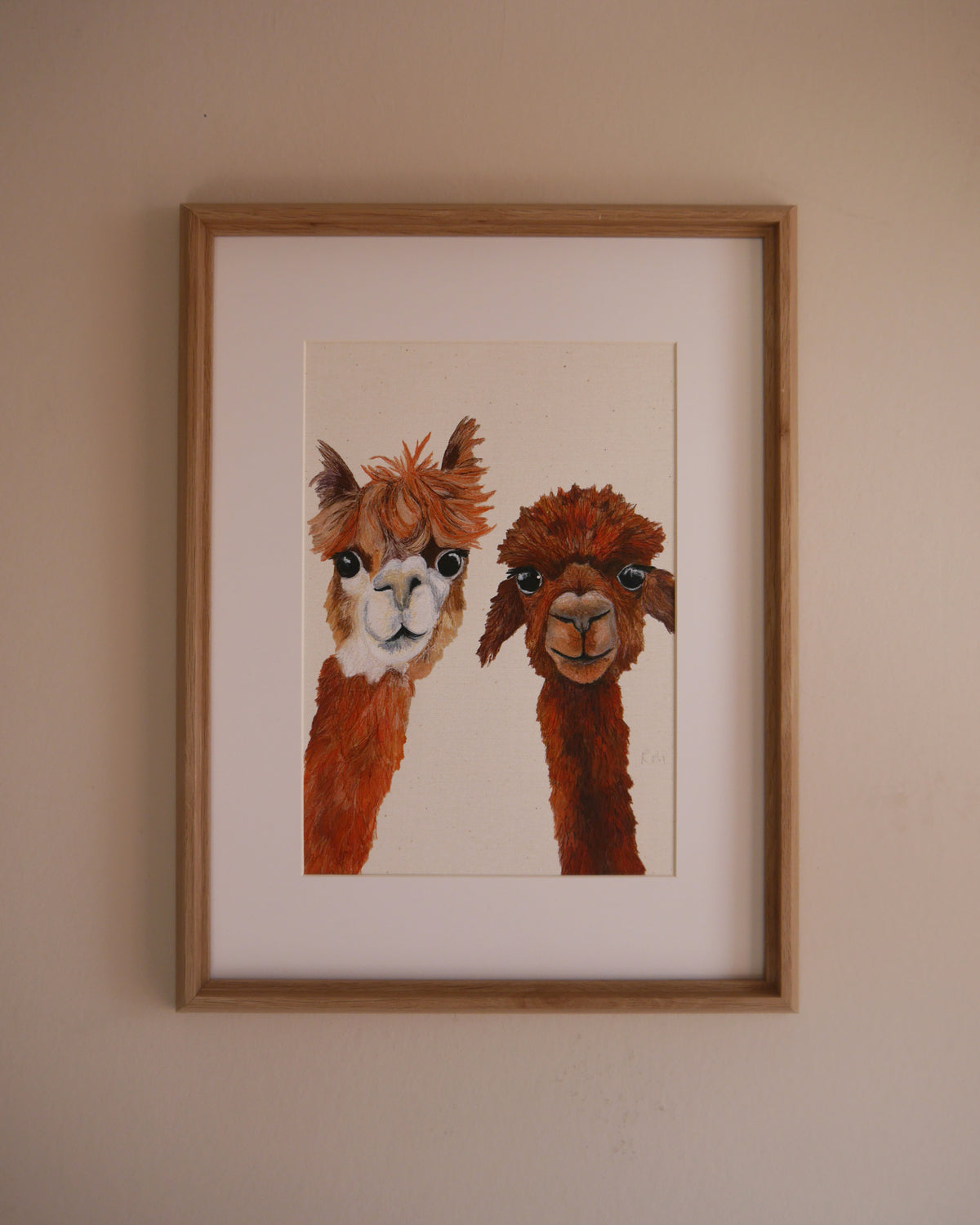 Alpacas Art Print