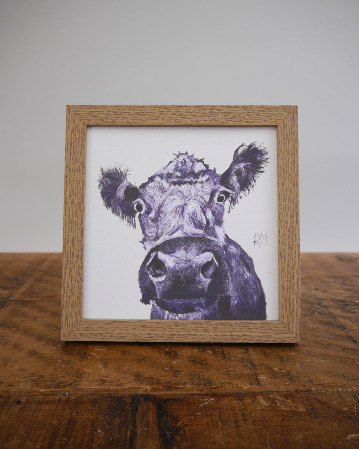 Cow Small Framed Print