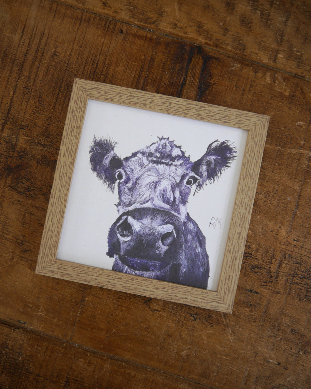 Cow Small Framed Print