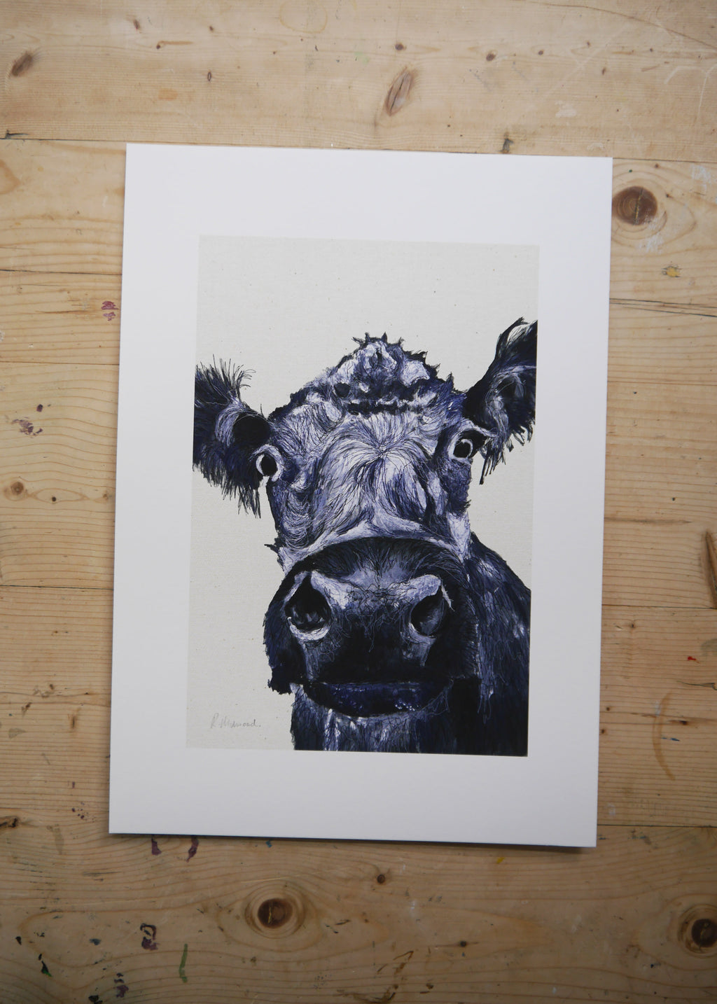 Cow Art Print