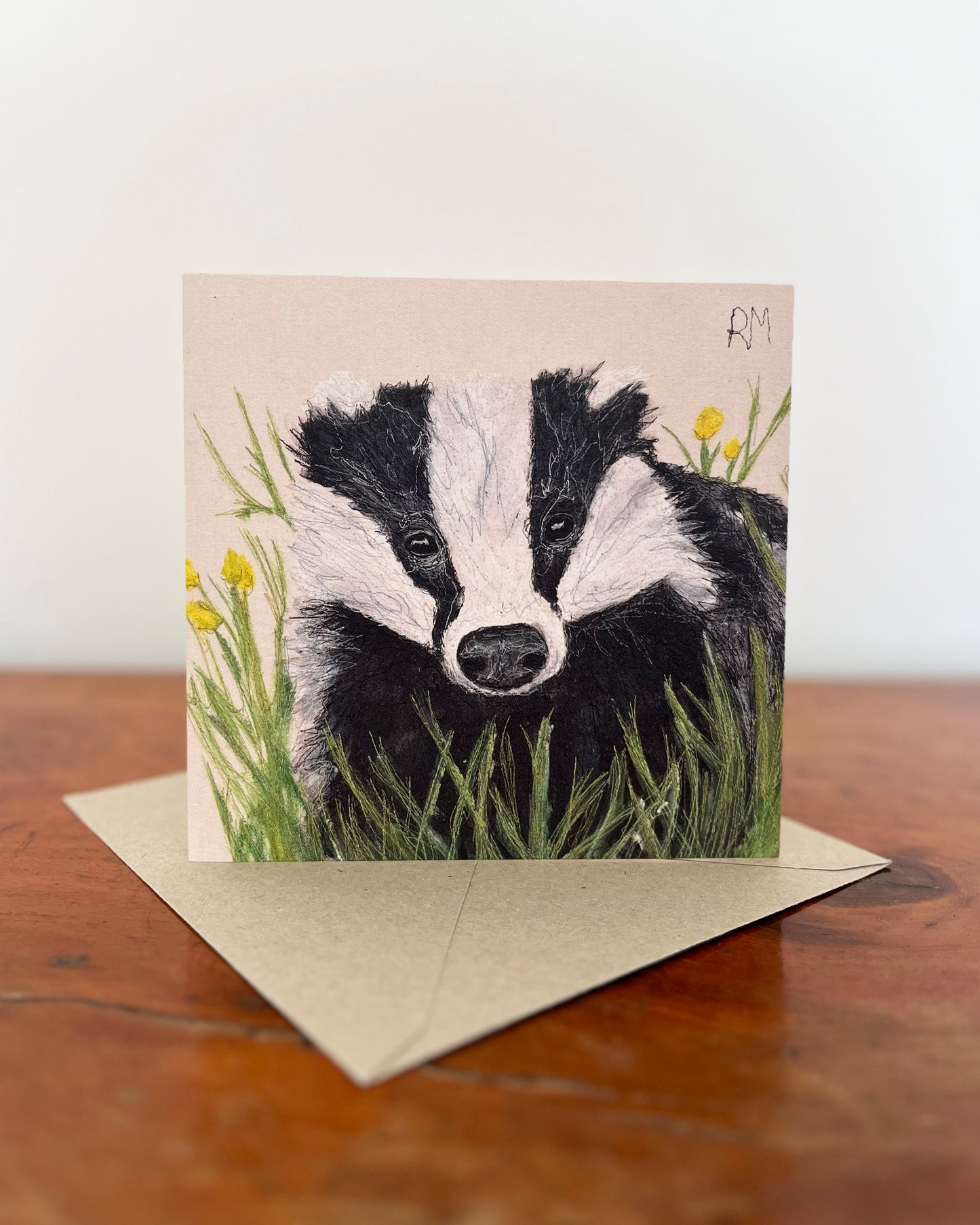 Badger Greetings Card