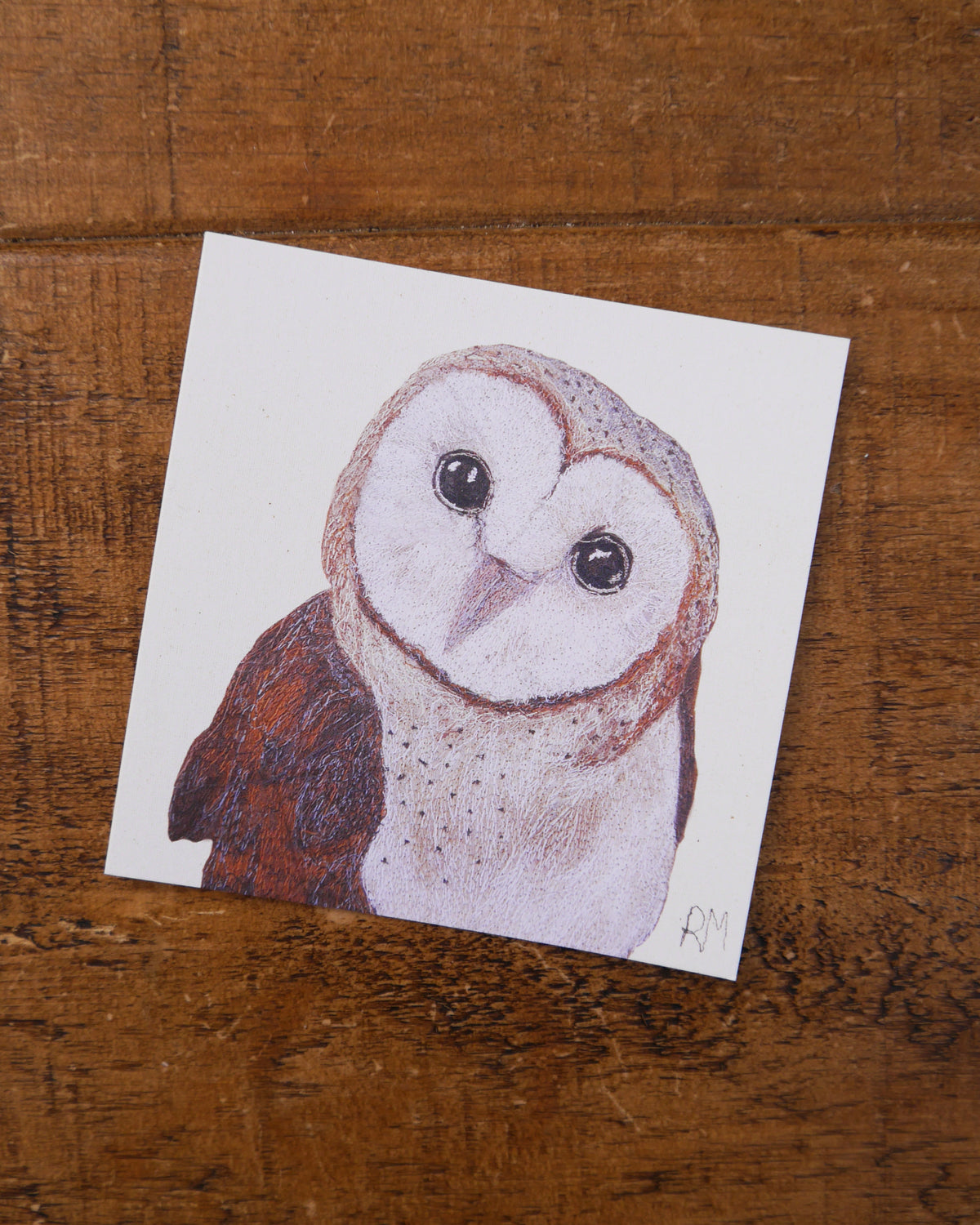 Barn Owl Greetings Card