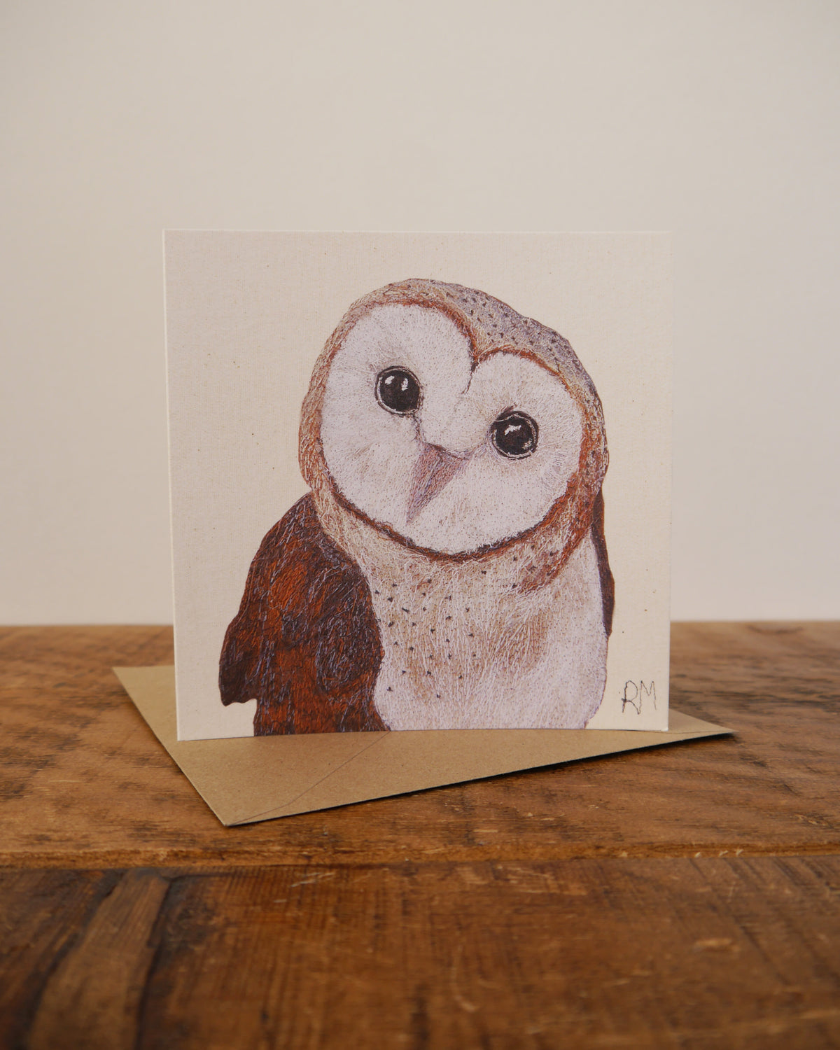 Barn Owl Greetings Card