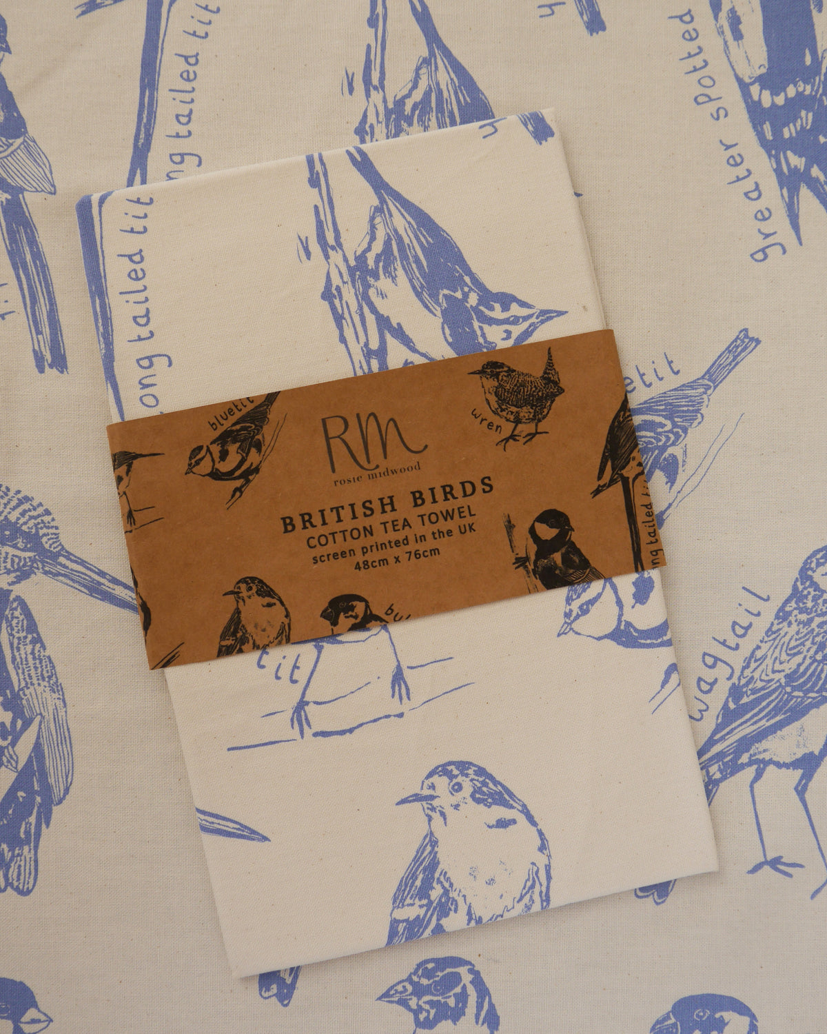 British Birds Tea Towel