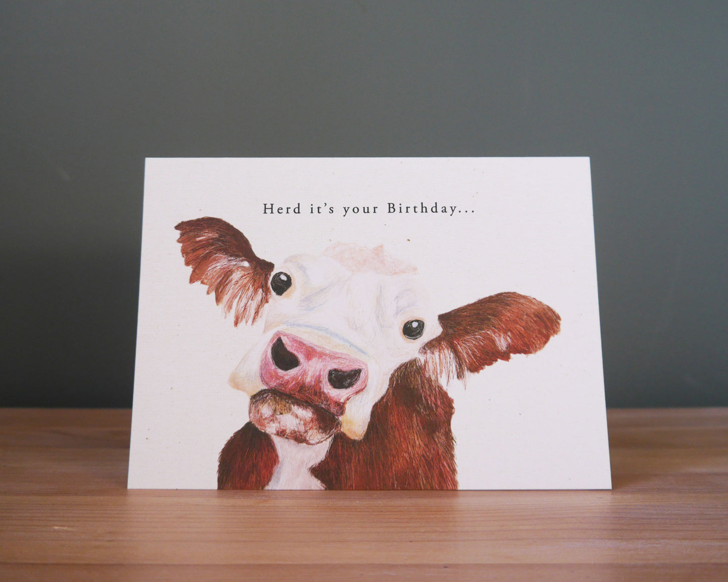 Herd It's Your Birthday Cow Greetings Card