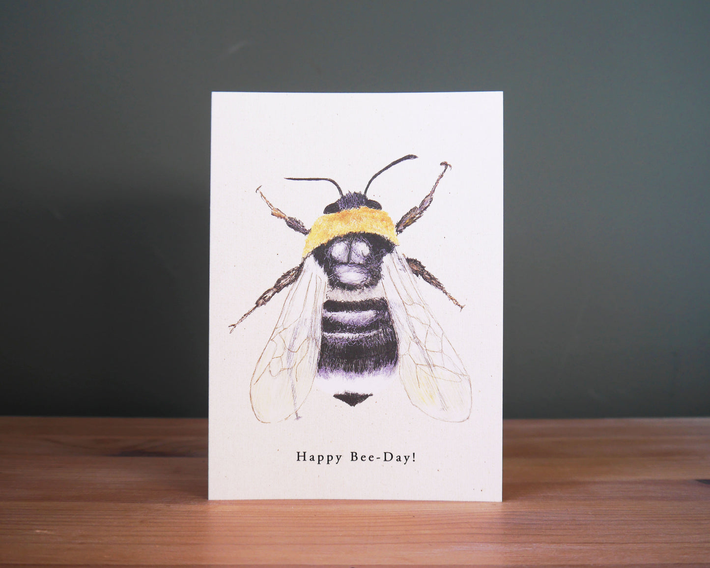 Happy Bee-Day Greetings Card