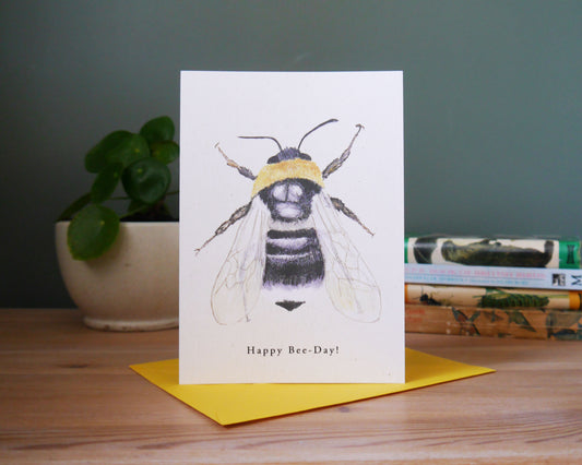 Happy Bee-Day Greetings Card