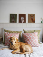 *SOLD* Hare Embroidered Canvas