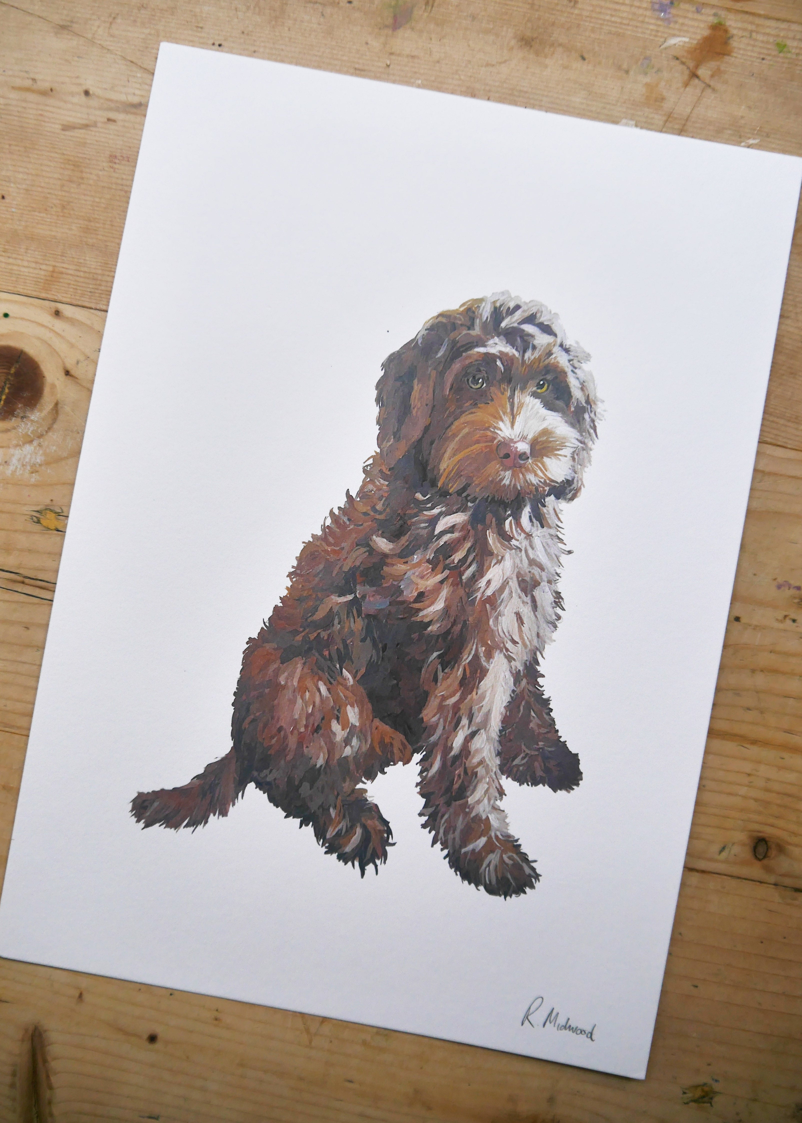 Cockapoo Dog Print