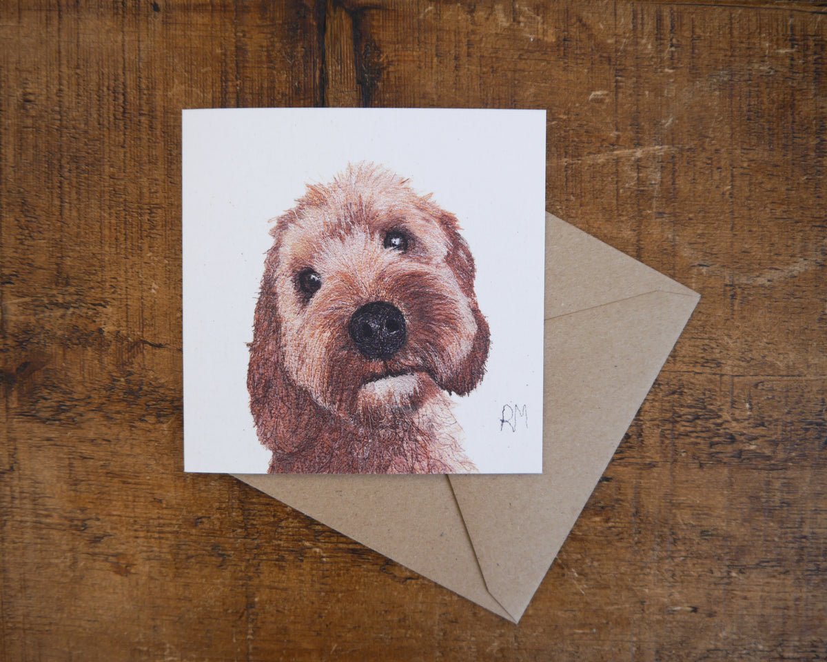 Cockapoo Greetings Card