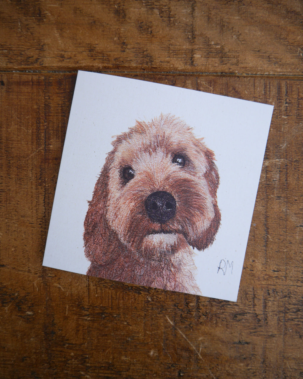Cockapoo Greetings Card