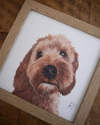 Cockapoo Small Framed Print