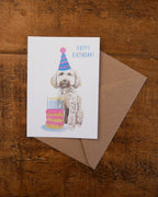 Cockapoo Birthday Greetings Card