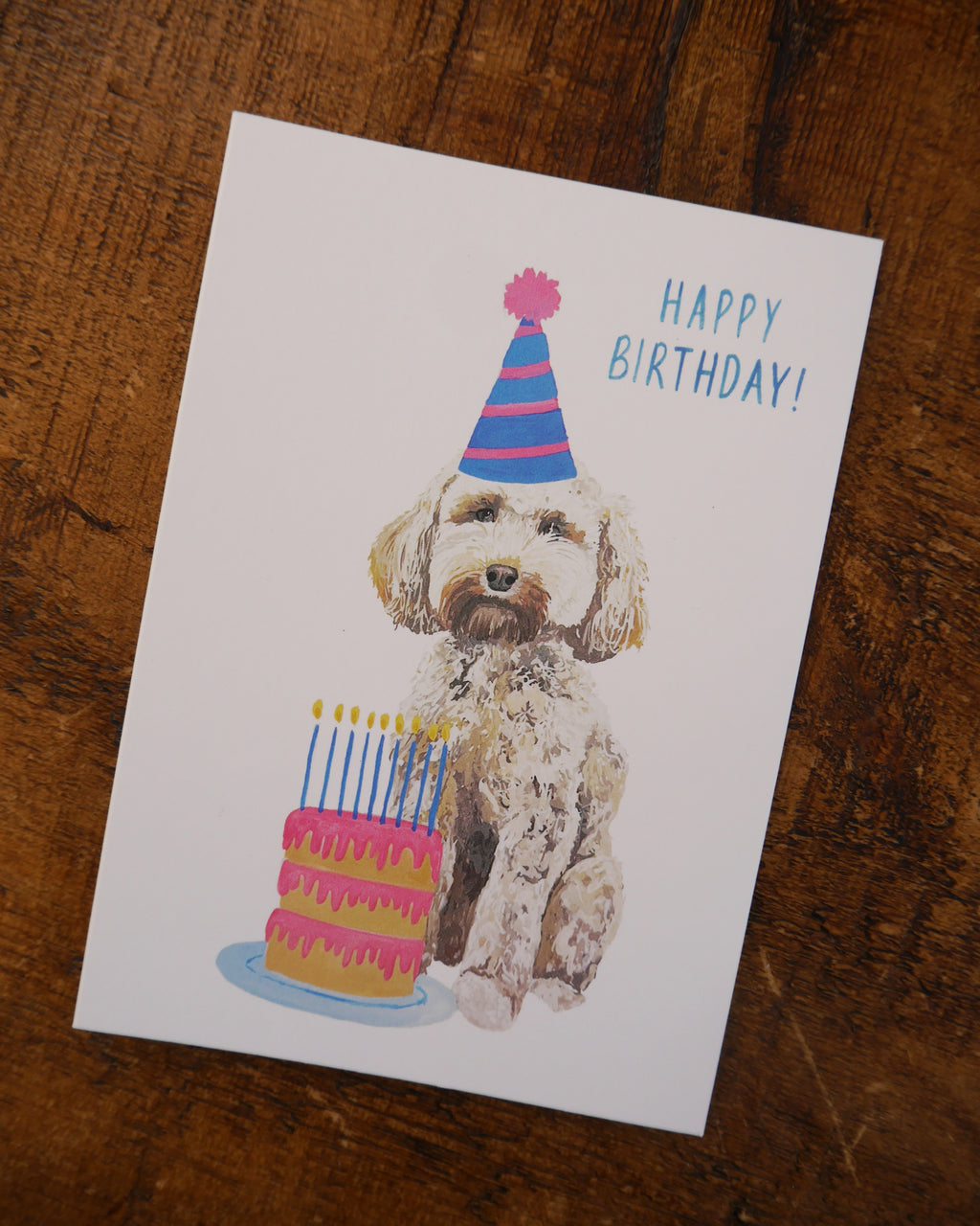 Cockapoo Birthday Greetings Card