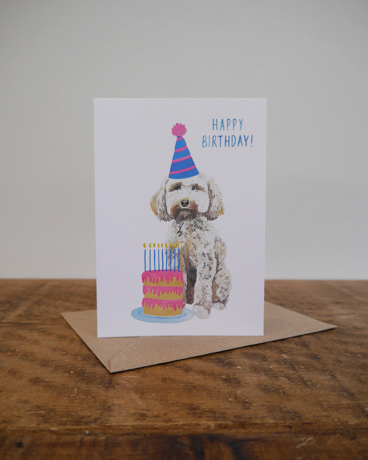 Cockapoo Birthday Greetings Card