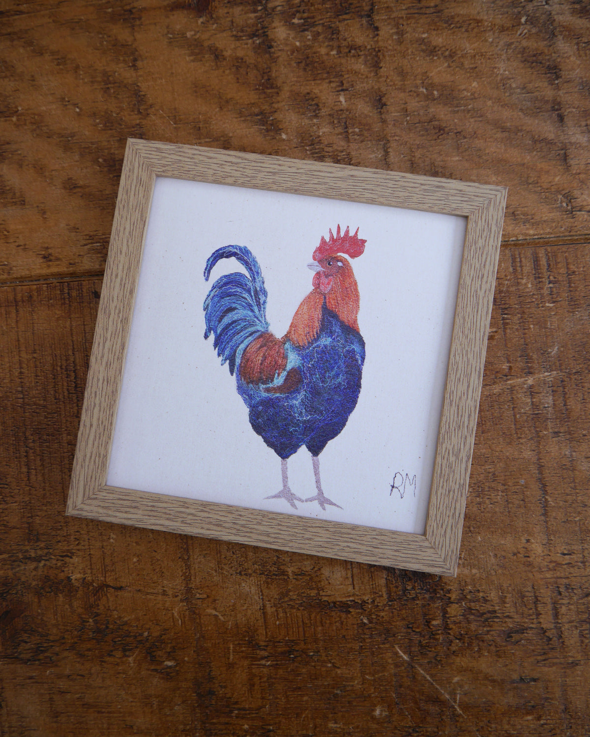 Cockerel Small Framed Print