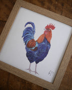 Cockerel Small Framed Print