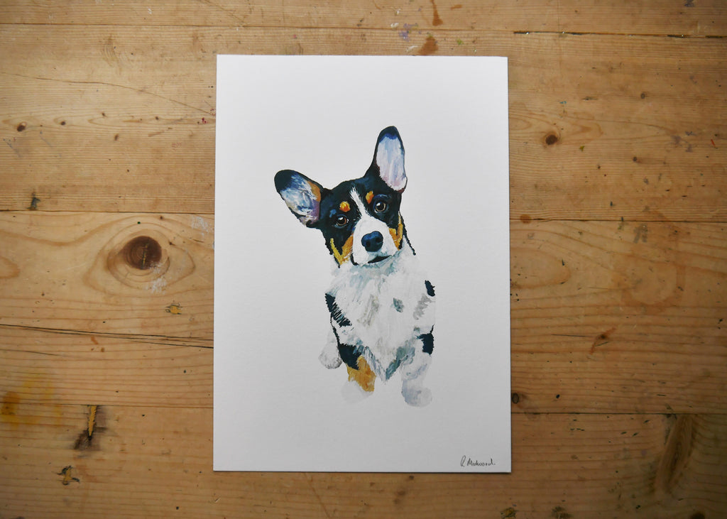 Corgi Dog Print