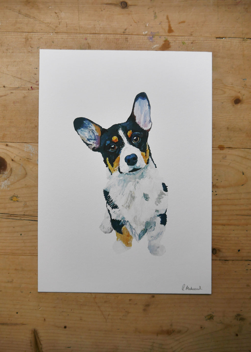 Corgi Dog Print