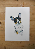 Corgi Dog Print