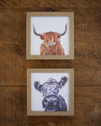 Cow Small Framed Print