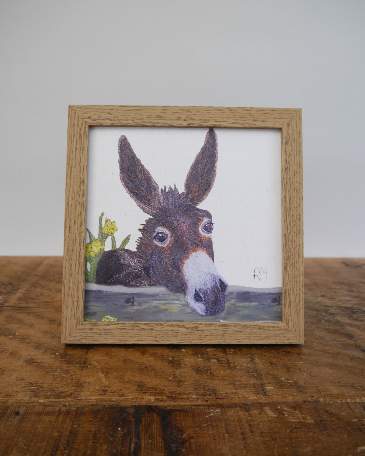 Donkey Small Framed Print