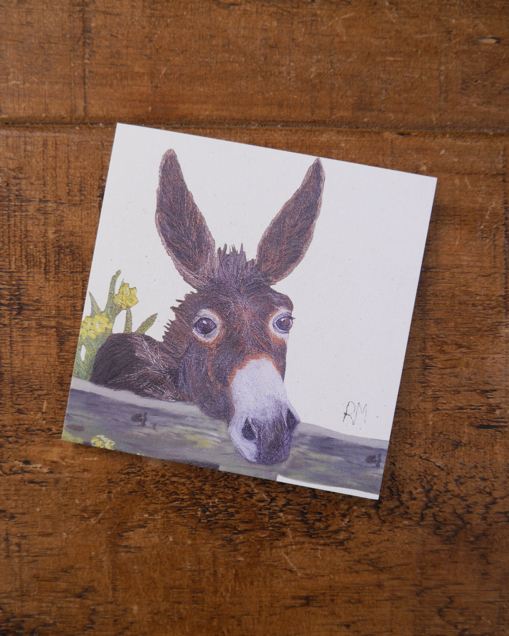 Donkey Greetings Card