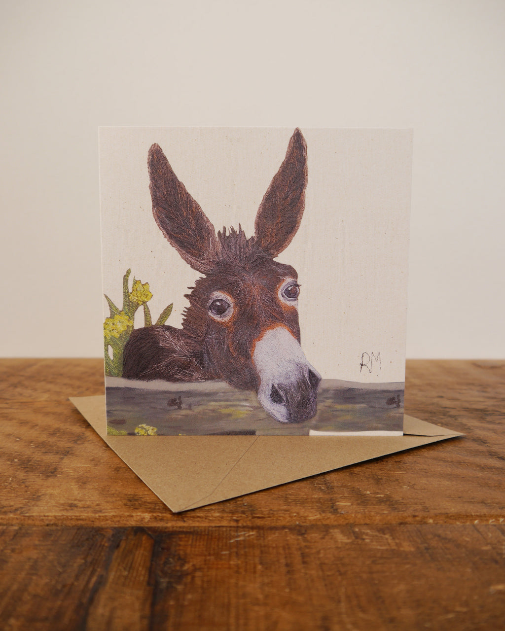 Donkey Greetings Card