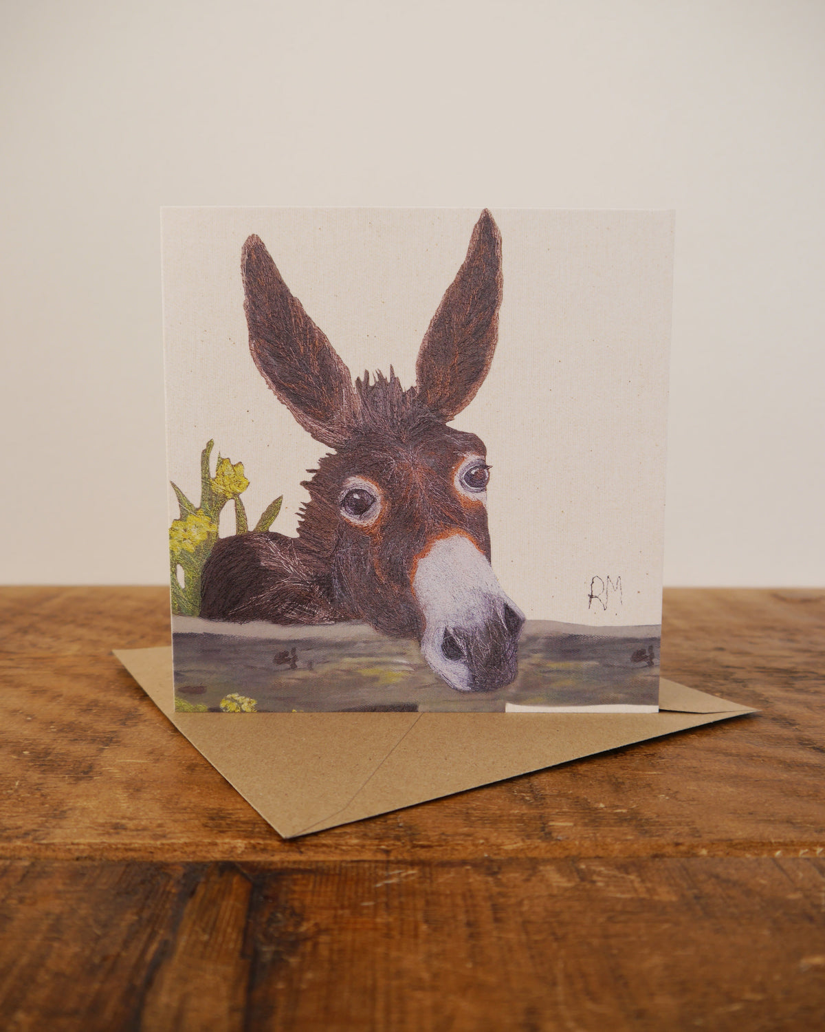 Donkey Greetings Card