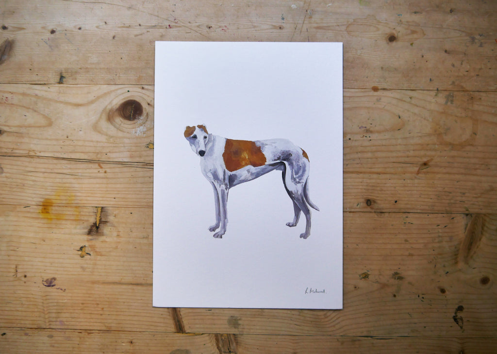 Greyhound Dog Print