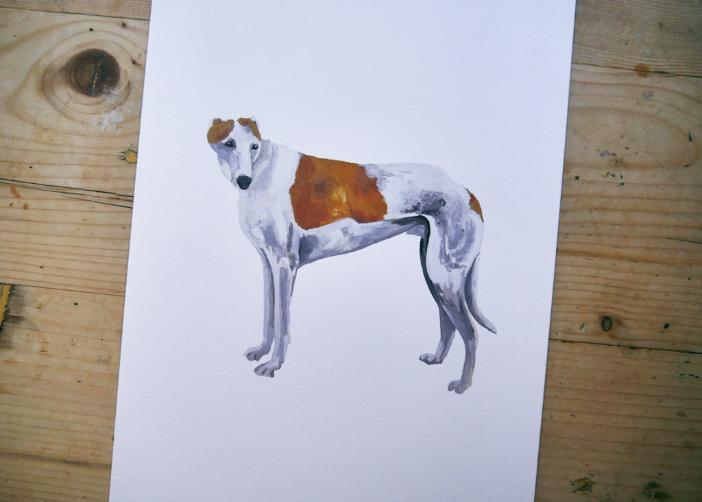 Greyhound Dog Print