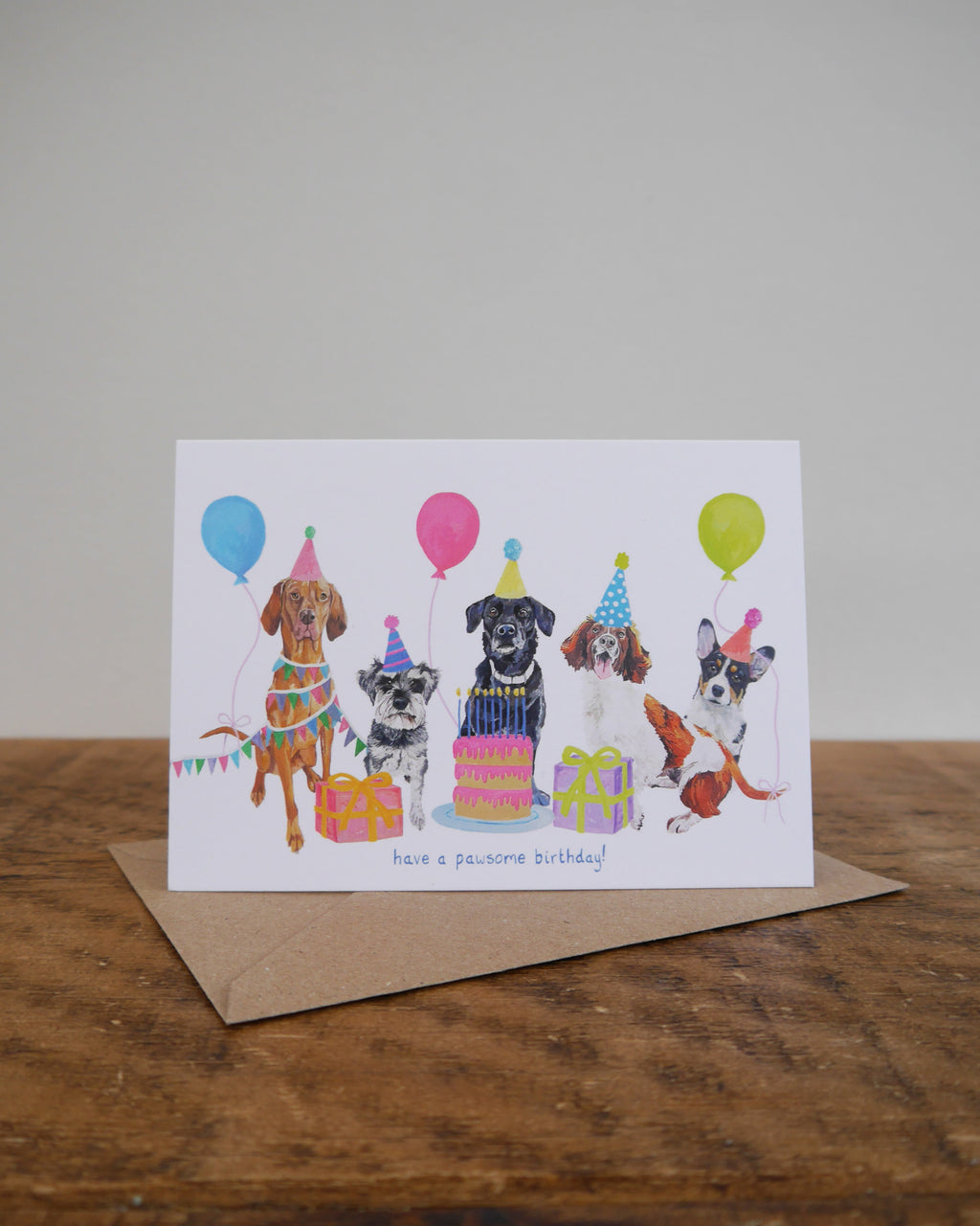 Dog Birthday Greetings Card