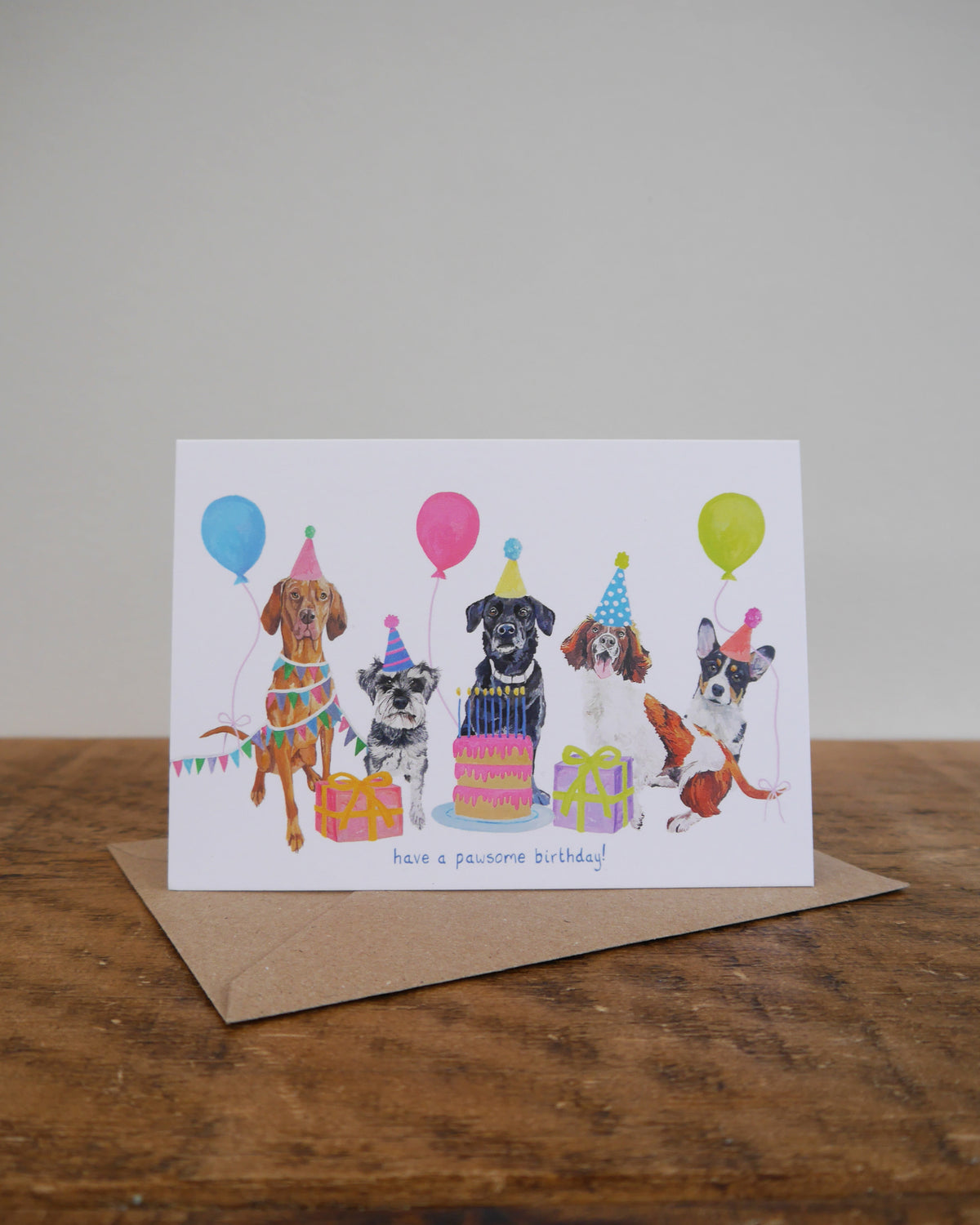 Dog Birthday Greetings Card