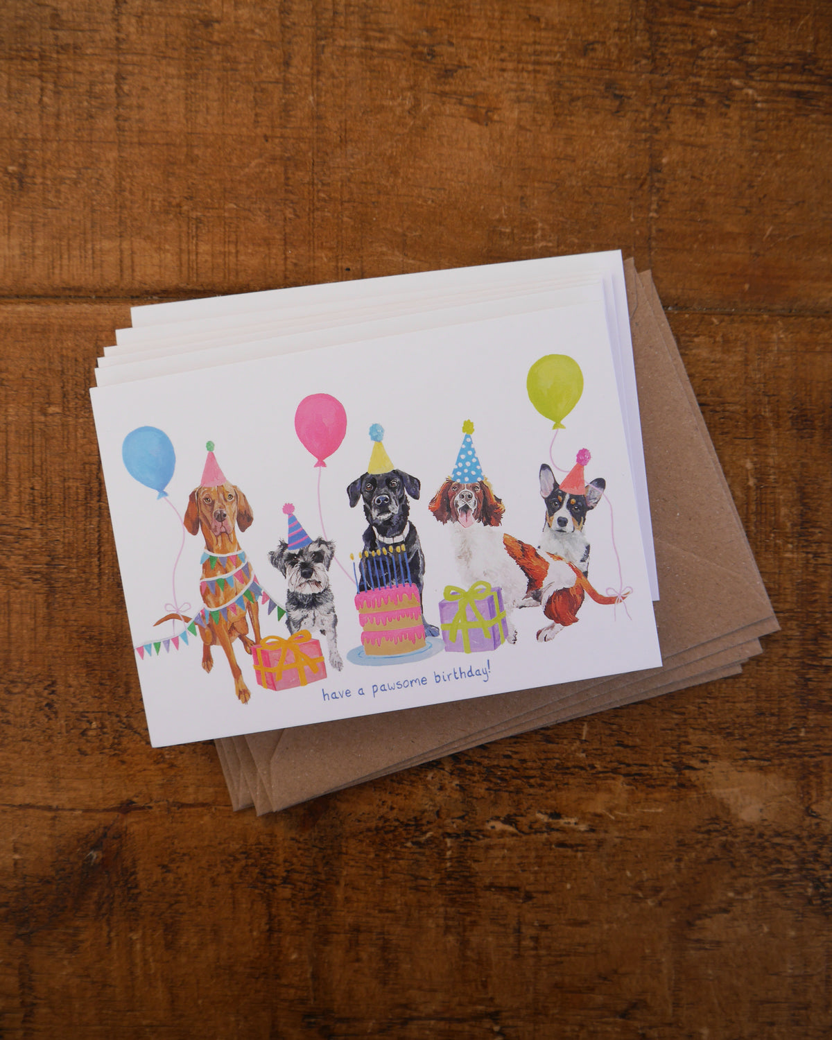 Dog Birthday Greetings Card