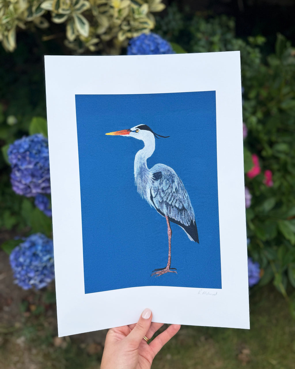 Heron Art Print