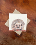 Hedgehog Greetings Card
