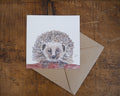 Hedgehog Greetings Card