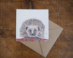 Hedgehog Greetings Card