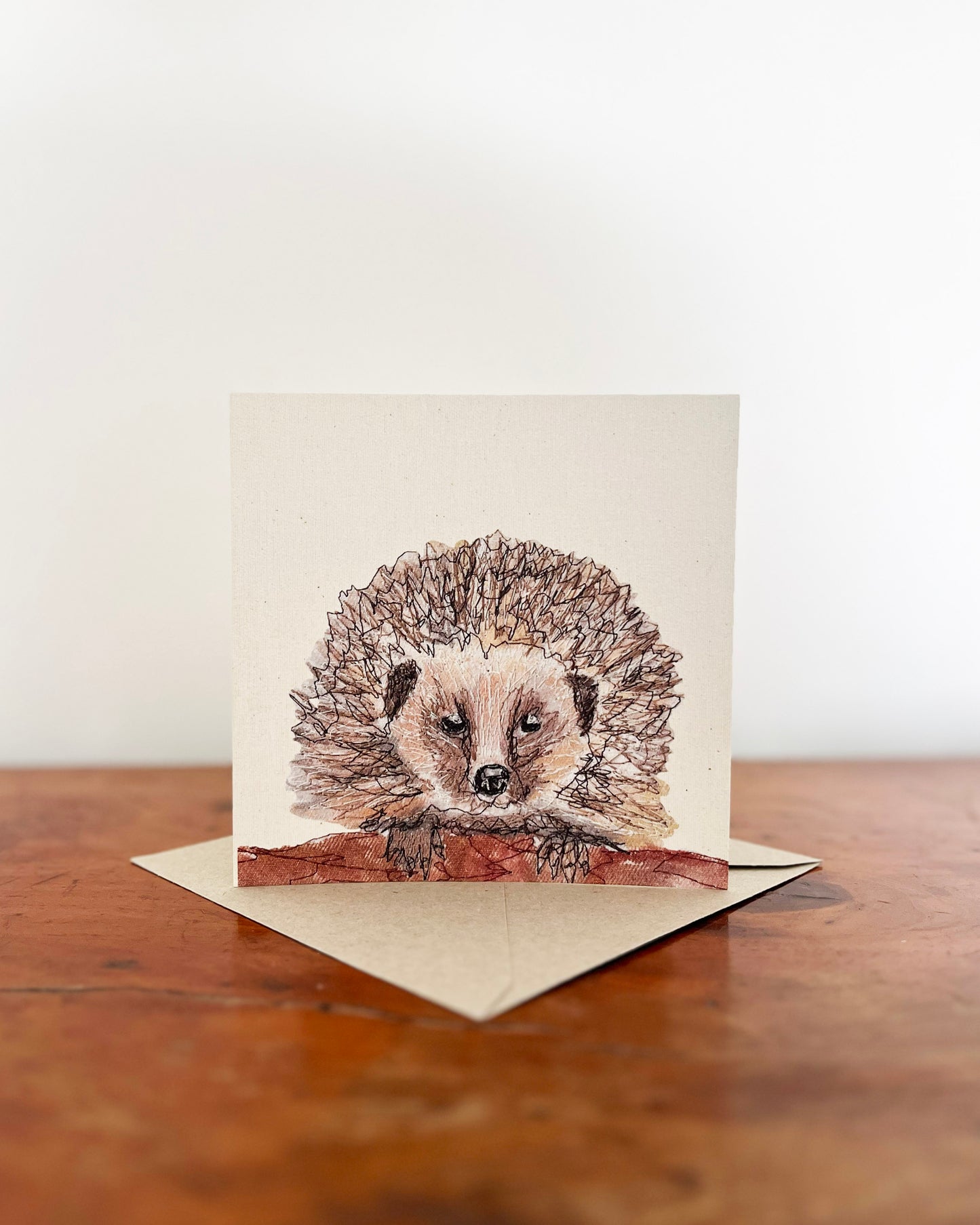 Hedgehog Greetings Card