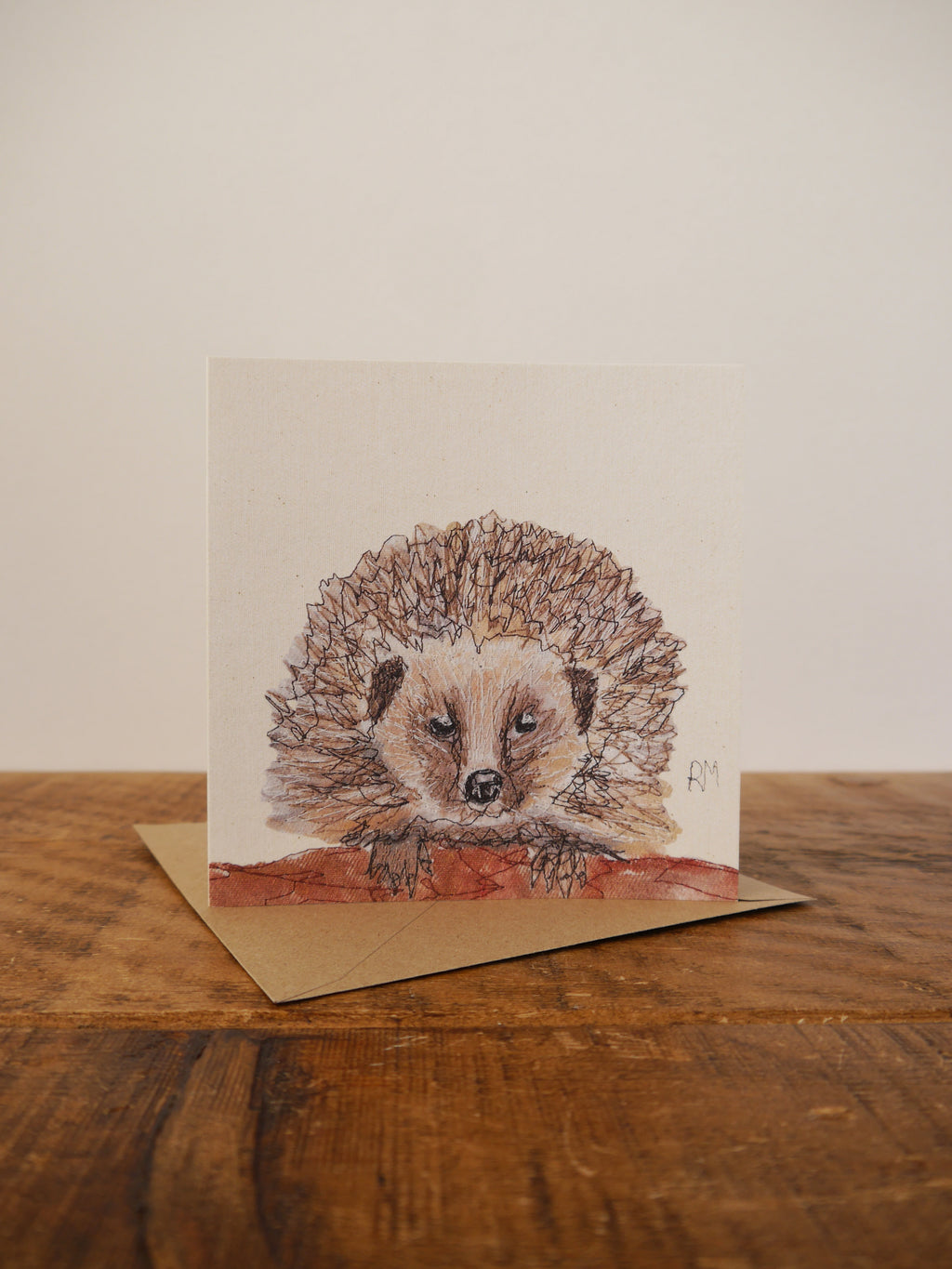 Hedgehog Greetings Card