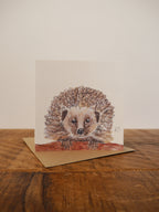 Hedgehog Greetings Card