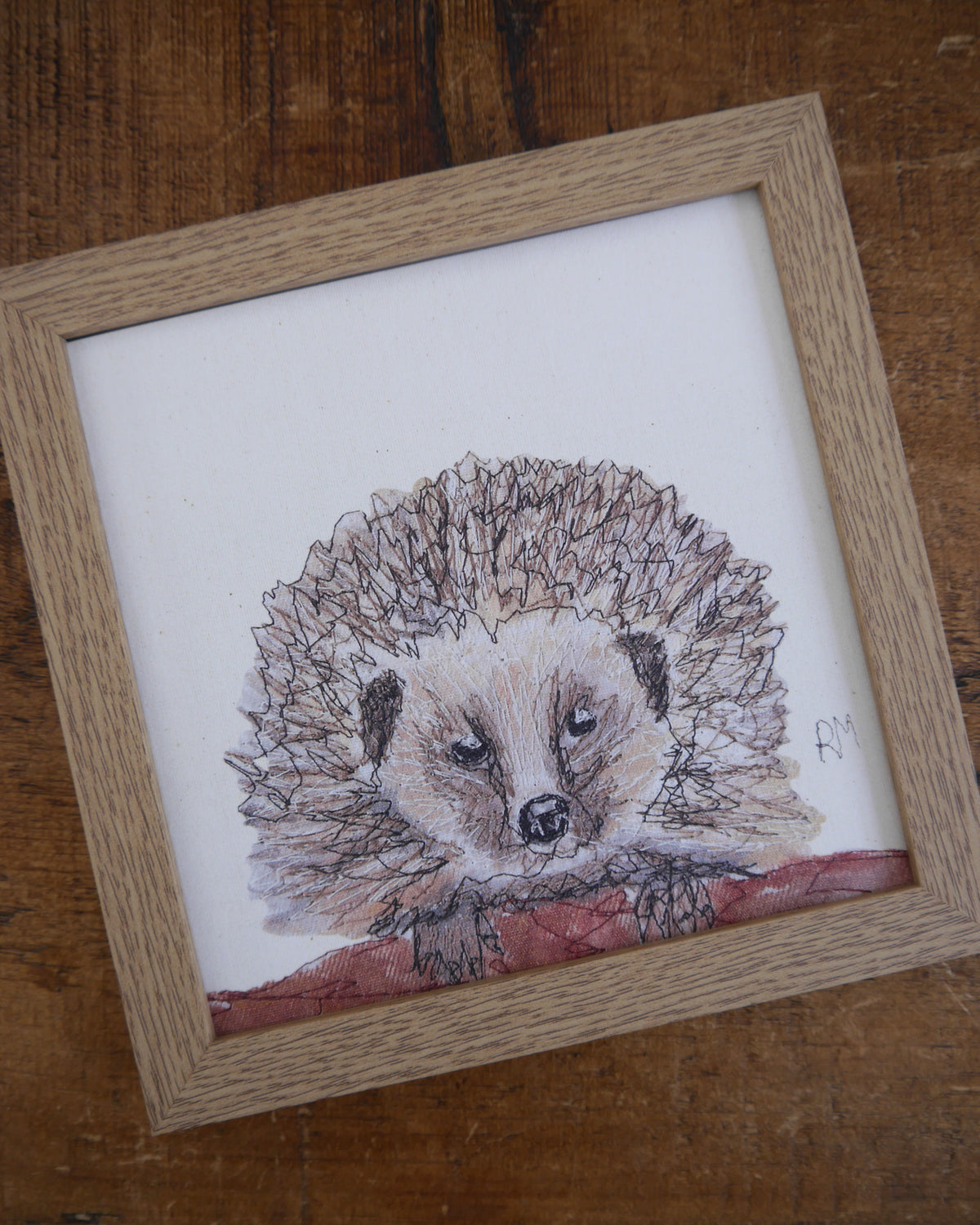 Hedgehog Small Framed Print