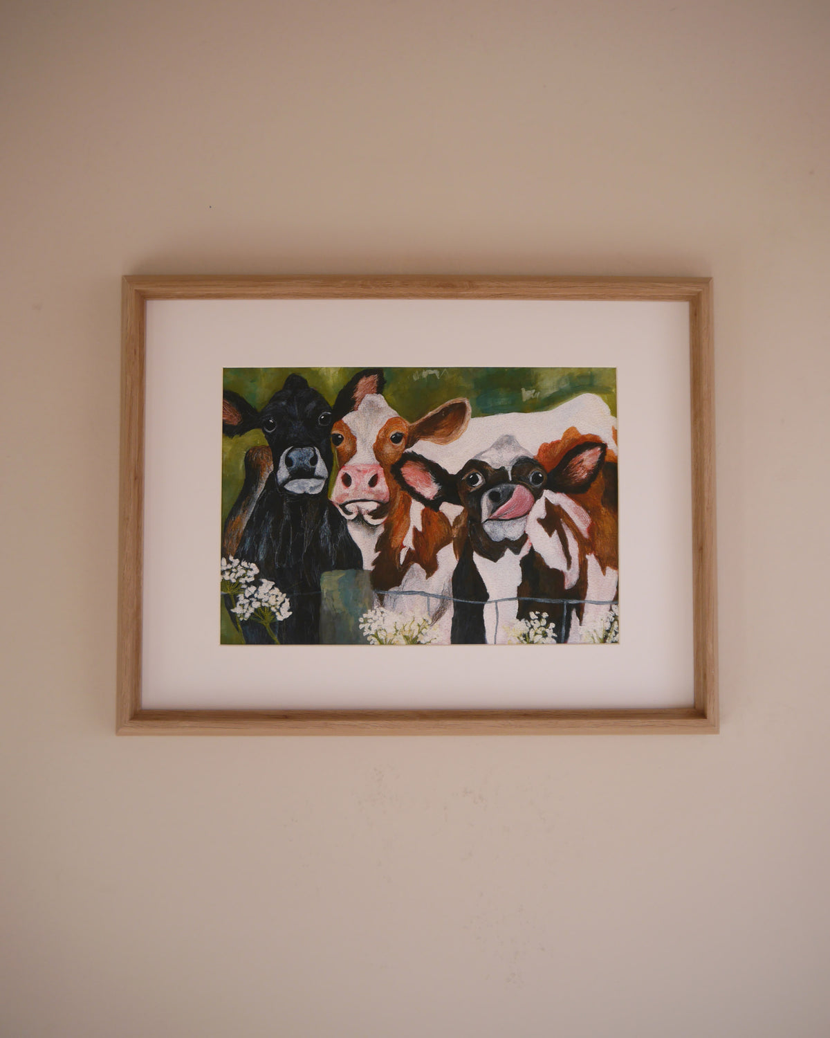 Herd of Cows Art Print