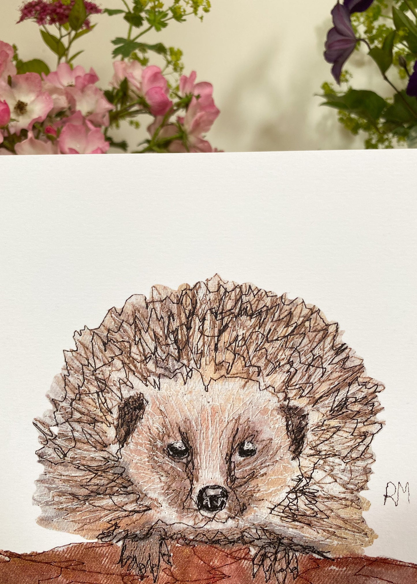 Hedgehog Greetings Card