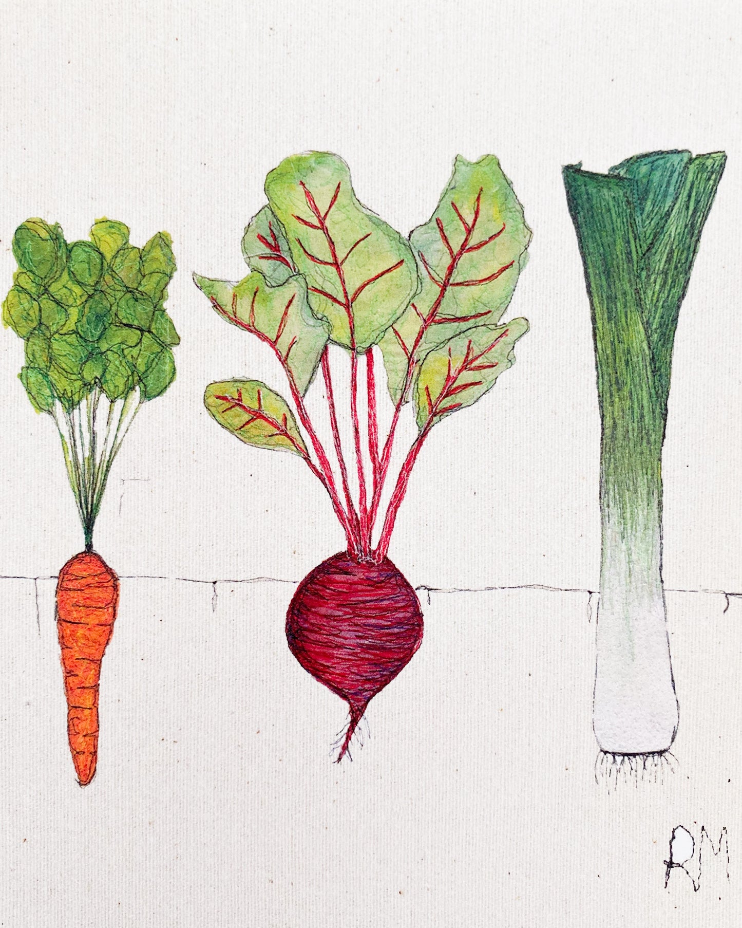 Vegetable Greetings Card