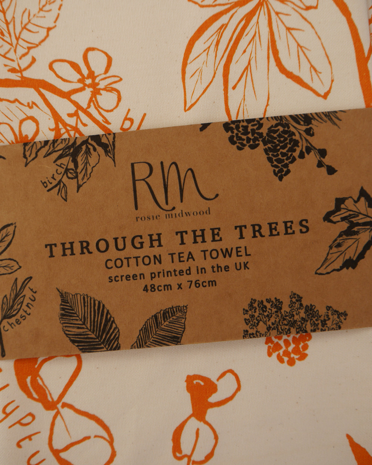 British Trees Tea Towel