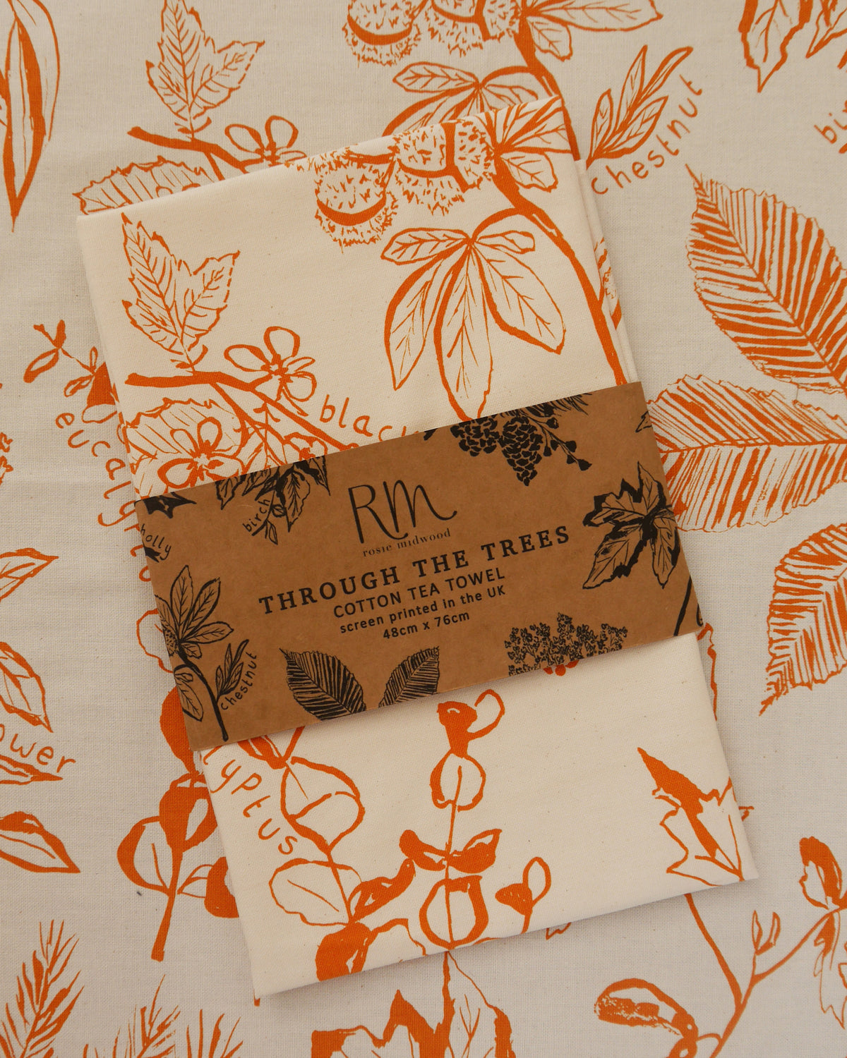 British Trees Tea Towel
