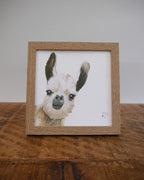 Llama Small Framed Print
